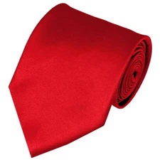 Solid Color 3.5 Inch Wide And 62 Inch Extra Long Necktie For Big & Tall Men