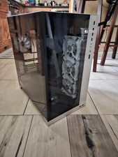 Liam Li 011 Dynamic XL Computer Case (ROG Silver) *Rare* With RGB Fans