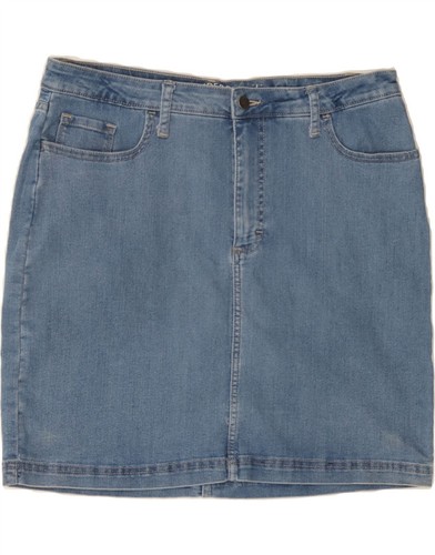 LEE Womens Riders Denim Skirt W38 XL Blue AW05