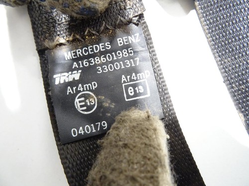 CEINTURE DE SECURITE ARRIERE GAUCHE Mercedes-Benz ML I (163) 16386019857C45 - Photo 5/5