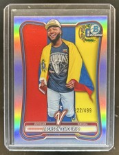 2026 Bowman Chrome Jackson Chourio WBC Flag Variation #/499