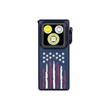 Olight Oclip Ultra Stars & Stripes Clip-On Light w/Flood, Spot, & UV Modes, 530L