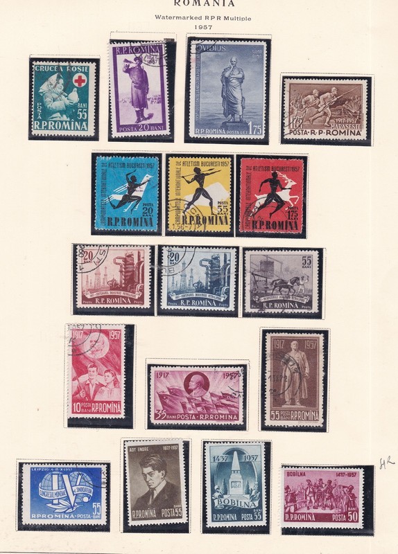 ROMANIA  ^^^1965  NH  ^  used sets on page( Topicals ++)   @rum500r o500