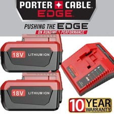   2Pack 8.0AH Lithium Battery For PORTER CABLE 18Volt PC18B PC18BLX or Charger