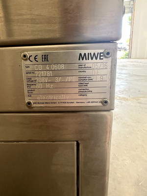 MIWE 4 Deck Bakery and Pizza Oven CO 4.0608 WITH STEAM super! nice! oven!