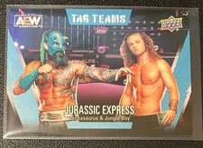 2021 Upper Deck AEW Tag Teams BLUE #65 JURASSIC Express Luchasarus & Jungle Boy
