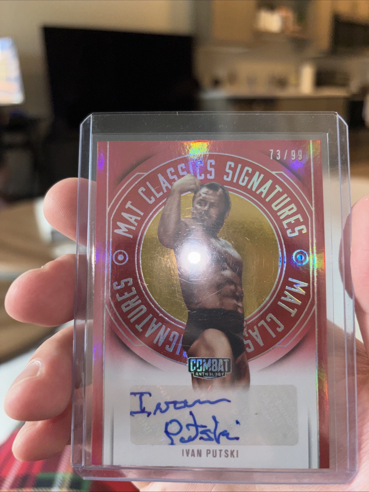 2025 Panini Combat Anthology IVAN PUTSKI Red Signature AUTO Autograph /99