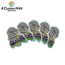 100pcs Cartoon Special-shaped Foil Mylar Bag Zip Seal Bag Resealable 3.5g