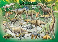 Puzzle (100 T.) Dinosaurier (Eurographics) Neu/Ovp