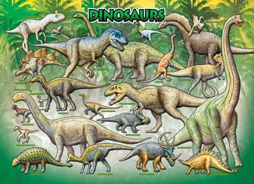 Puzzle (100 T.) Dinosaurier (Eurographics) Neu/Ovp-image