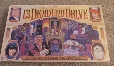 13 Dead End Drive Board Game 100% Complete Milton Bradley Vintage 1993 VGC