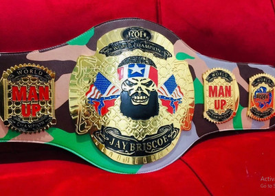 New ROH Jay Briscoe World Heavyweight Wrestling Championships  2mm Brass Belt