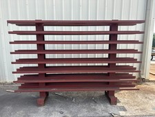Steel Cantilever Bar Stock Material Pipe Storage Rack 10'L x 22"D x 82"H