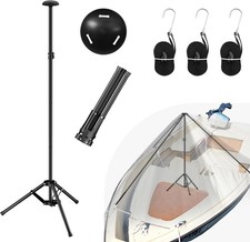 Boat Cover Support Pole with 24" Wide Tripod Base, 33"-63" Adjustable Height Sta