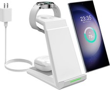 3-in-1 Wireless Charging Station for Phone Apple Watch  Earbuds Dock