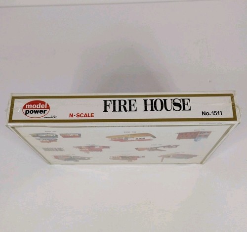 Model Power No. 1511 N-Scale Firehouse M/T Model Kit - Picture 4 of 10