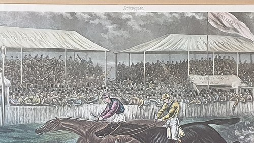 Vintage Epsom Race Print Bend Or and Robert The Devil Tom Cannon Edwin H H Hunt - Bild 4 von 7