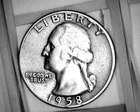 1958 D # 7 25C WASHINGTON QUARTER