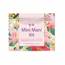 Mini Mani Kit Disposable Manicure Set with Nail Clipper, File, Buffer, C