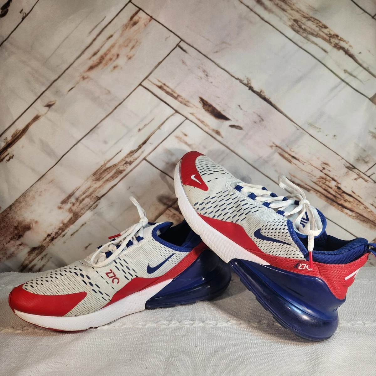 Nike Air‎ Max 270 Shoes Mens 11.5 White- Red- Gold Running Sneakers- 478428776 Nike Air Max 270 Men main image 2