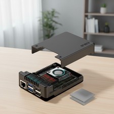Argon NEO 5 Aluminum Cooling Case for Raspberry Pi 5  Black Finish