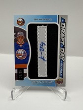Upper Deck SP Game Used Griffin Reinhart Draft Day Marks #25/35 Letter I
