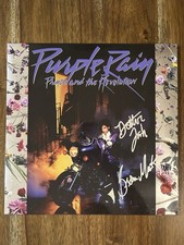 ‘Prince And The Revolution’ Band Dr. Fink & Brown Mark Signed Purple Rain Vinyl