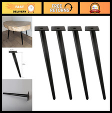 Gambe per tavolino da caffè 26" in metallo obliquo - 4 pezzi inclinati conici metà secolo piedi moderni