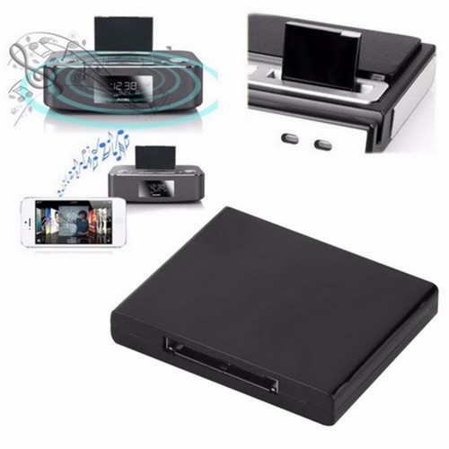 Musikempfänger für Sprecherdocks mit 30 Pin Dock Connector (schwarz) - 第 3/12 張圖片