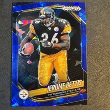 2025 Panini Prizm Black Jerome Bettis Blue Ice #/125 Steelers