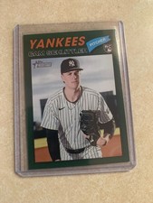 2026 Topps Heritage - Cam Schlittler #222 Dark Green Border (RC)