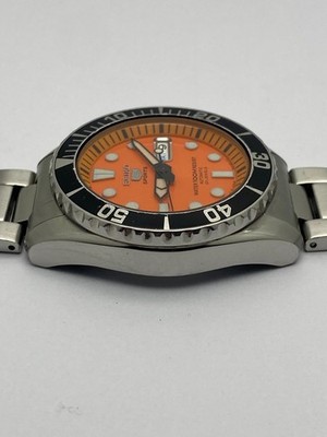 Seiko 5 Sports SNZF19 Sea Urchin Men's Orange Automatic Diver