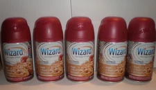 (5) FRESH APPLE PIE AUTOMATIC REFILLS ODOR NEUTRALIZER AIR FRESHENER BY WIZARD