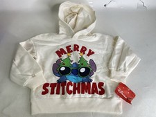 Disney Lilo and Stitch Merry Stitchmas Christmas Pullover Hoodie Girls 2T