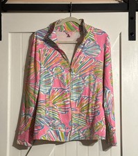 Lilly Pulitzer Full Zipper Reagan Jacket Pink...