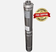 Bomba De Agua 1 HP Sumergible Para Pozo Acero Inoxidable 207 FT 33 GPM 110V 60Hz