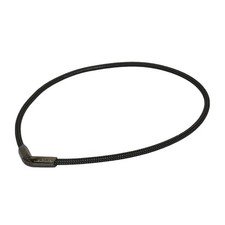 Phiten Rakuwa Neck X50 V-Type Metallic Black Necklace, 50Cm 