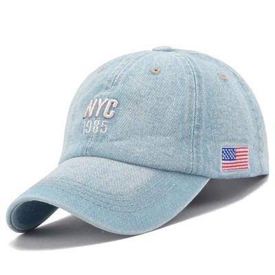 Baseballmütze - verstellbar Denim NYC 1985 Kappe für Outdoor-Sport - Freizeitkleidung