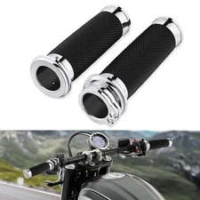 Motorcycle 26mm Handlebar Grips 1" Hand Grips For Harley Honda Suzuki Kawasaki