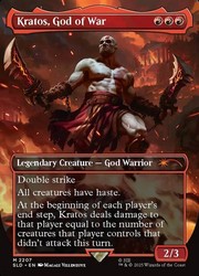 Kratos, God of War (Borderless) - Secret Lair: PlayStation