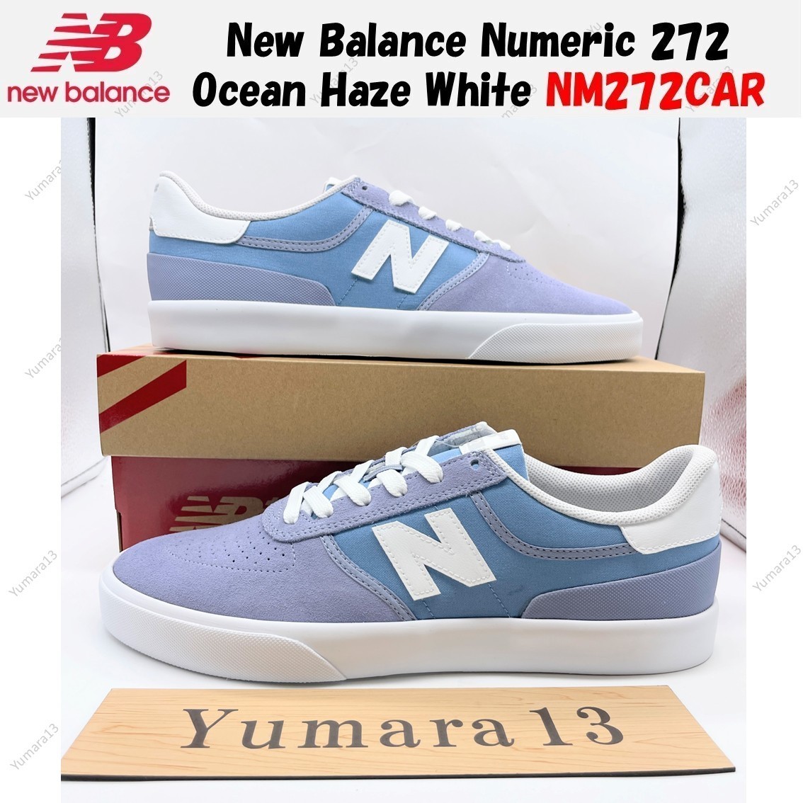 New Balance Numeric 272 Ocean Haze White NM272CAR Men's Size | eBay