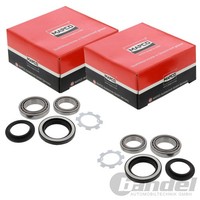 2X Mapco RADLAGER-SATZ Hinten Beidseitig Passend FüR Ford Transit | 26632