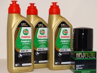 Moto Guzzi California Ii/ III Bj: 82-94, 3Ltr. Castrol 10W50,ÖL- U. ÖLfilter