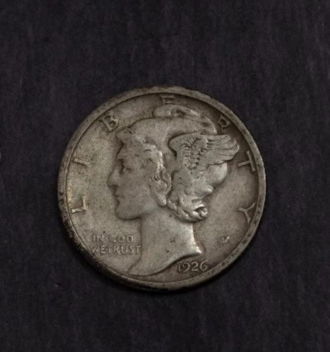 1926 Mercury Dime Choice  XF Lot F 831