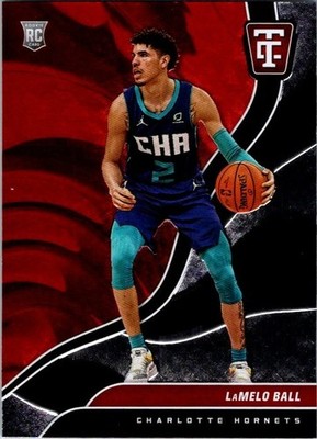 2020-21 Panini Chronicles Totally Certified #701 LaMelo Ball Red RC Rookie Card