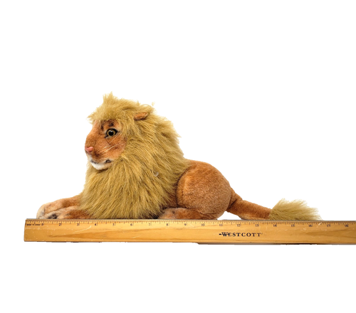 Kellytoy Lion Plush Animal Realistic 8" H X 15" L - Picture 10 of 10