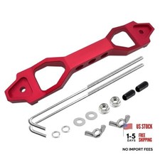 Heavy Duty Battery Hold Down Sets, Battery Bracket Mount, Billet Aluminum Red