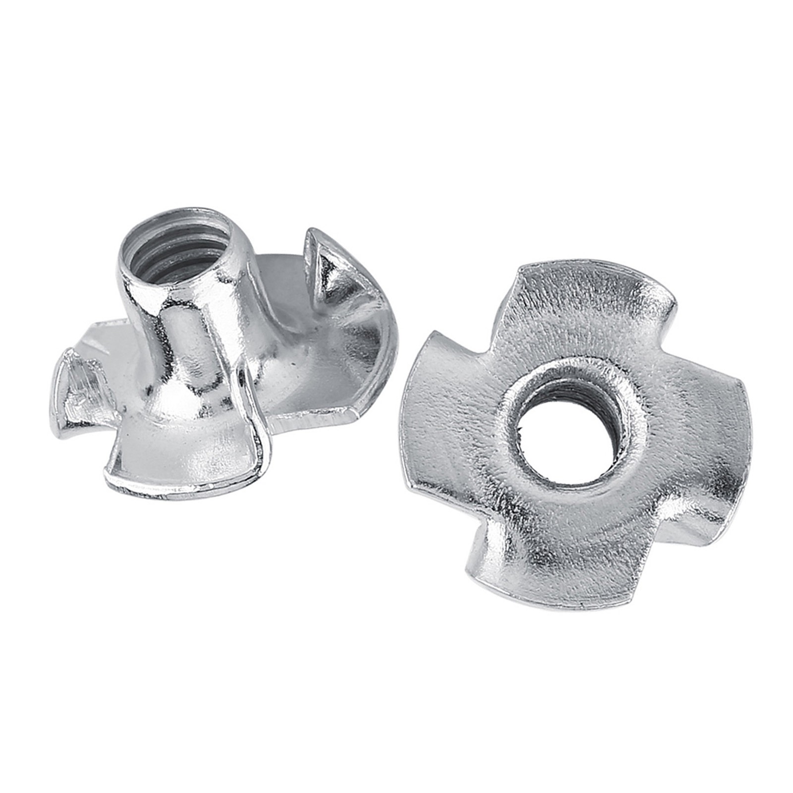 Galvanized Carbon Steel T Nut Four Pronged Tee Nuts For Woodworking (M6x50 KRI✈️