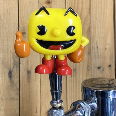 Pac Man Beer Tap Handle Keg Retro Arcade Video Game Barcade Gamer