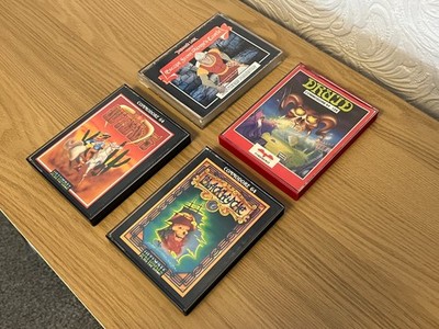 4 x Commodore 64 C64 diverse Kassettenspiele - ungetestet - ️Retro Geschenkidee ️